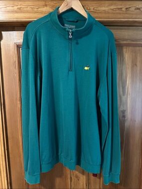 Masters Collection Augusta National
Green Quarter Zip Golf Pullover Men's XL